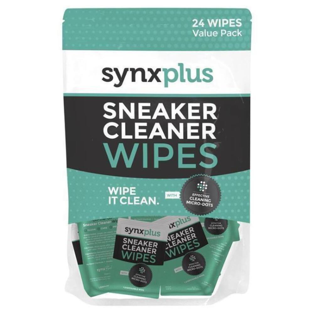 Synxplus Sneaker Cleaner Wipes 24 Pack
