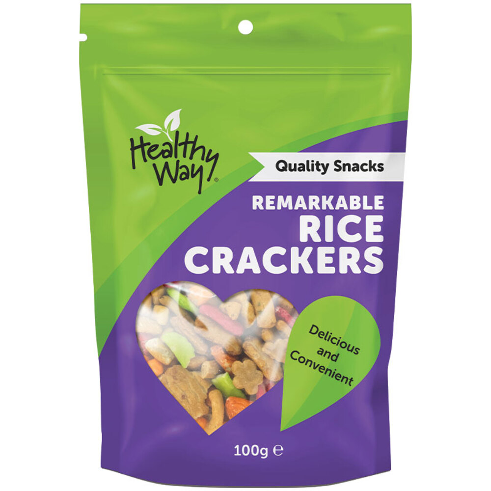 헬씨 웨이 리마커블 라이드 크래커 100g, Healthy Way Remarkable Rice Crackers 100g