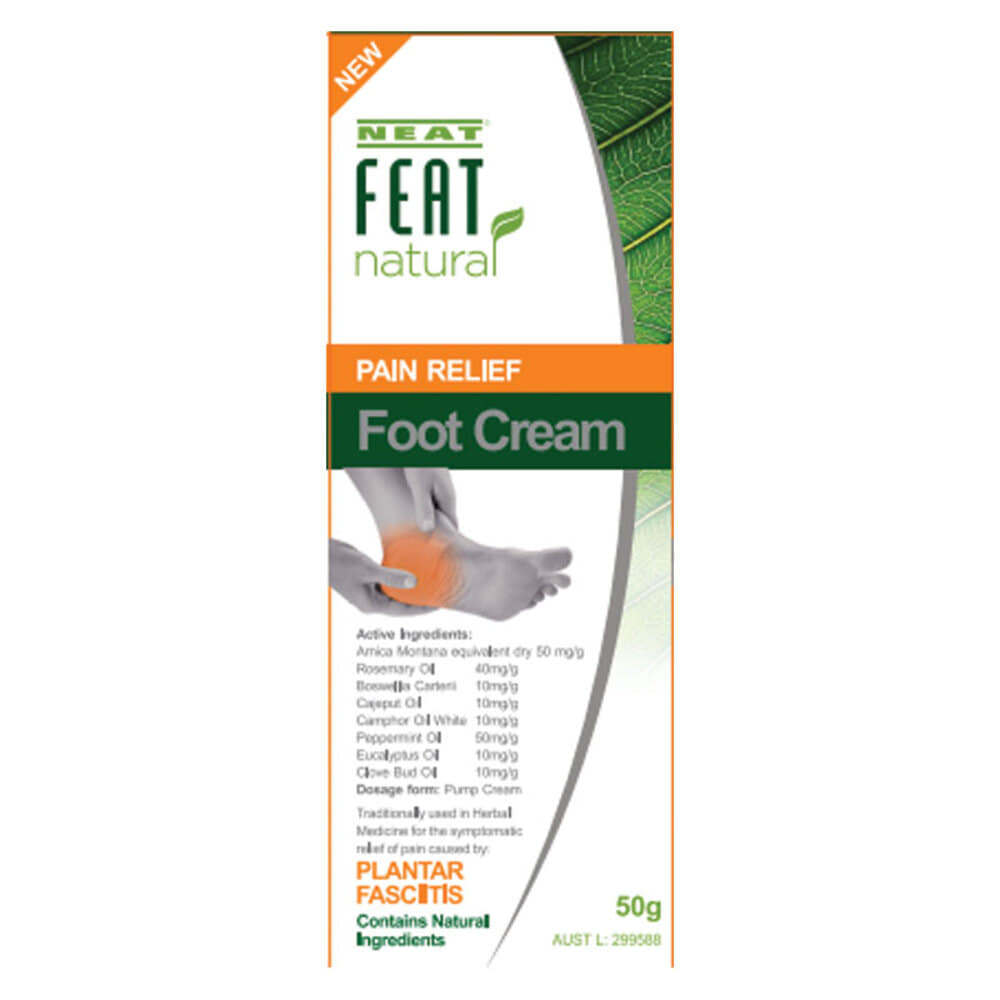 네트 피트 내츄럴 페인 릴리프 풋 크림 50g, Neat Feat Natural Pain Relief Foot Cream 50g