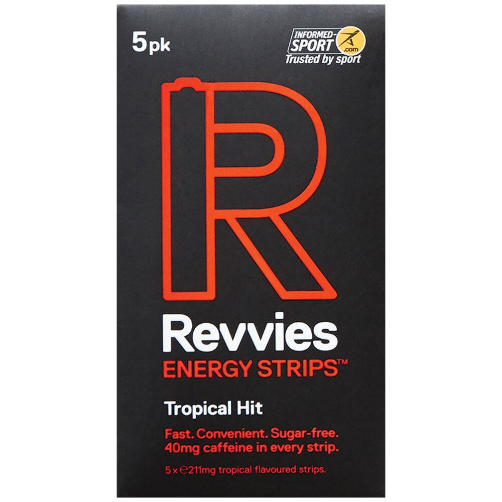 리바이스 에너지 스트립스 트로피칼 힛 5 팩 Revvies Energy Strips Tropical Hit 5 Pack