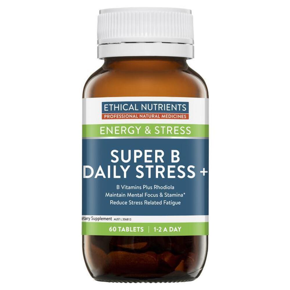 에티컬뉴트리언트 슈퍼 B 데일리 스트레스 + 60타블렛 Ethical Nutrients Super B Daily Stress + 60 Tablets