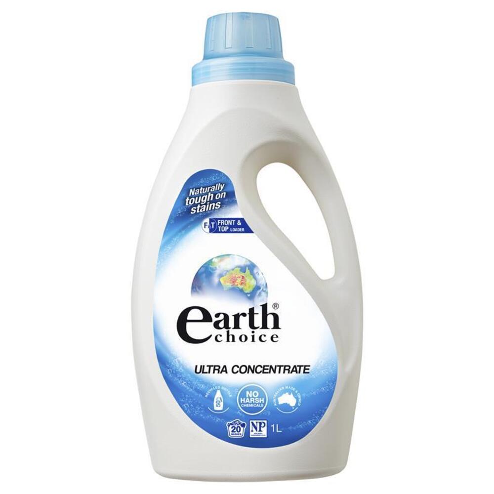 어스 초이스 론드리 리퀴드 울트라 컨선트레이트리터, Earth Choice Laundry Liquid Ultra Concentrate 1 litre