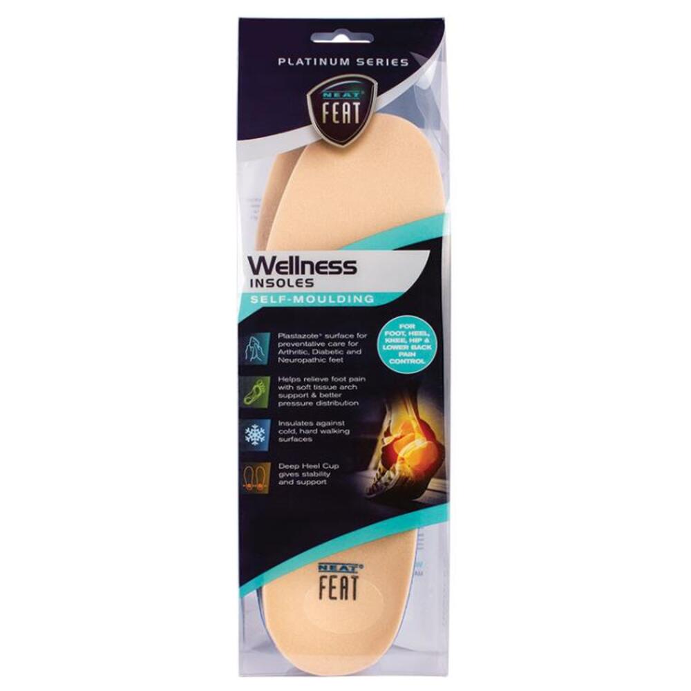 Neat Feat Orthotics Footcare Diabetic Self Moulding Insole Large