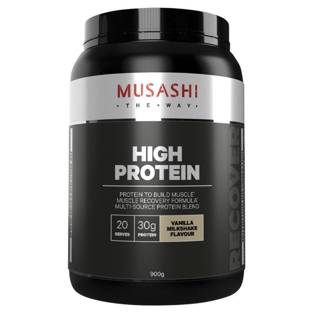 무사시 하이 프로틴 바닐라 900g Musashi High Protein Vanilla 900g
