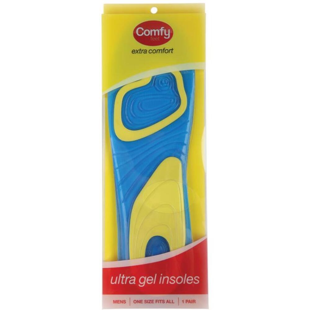 Comfy Feet Ultra Gel Insoles Men Size 40 46