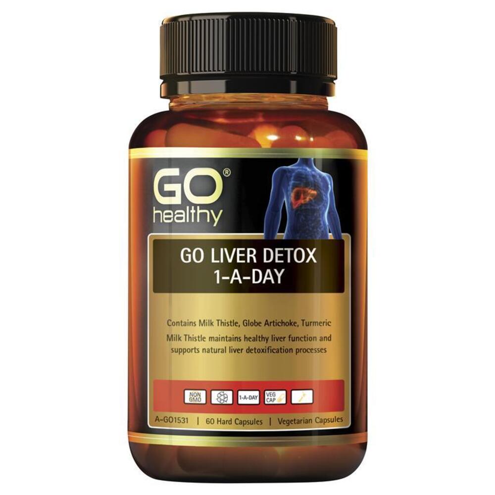 고헬씨 리버 디톡스 1-a-day 60정 GO Healthy Liver Detox 1 A Day 60 Capsules