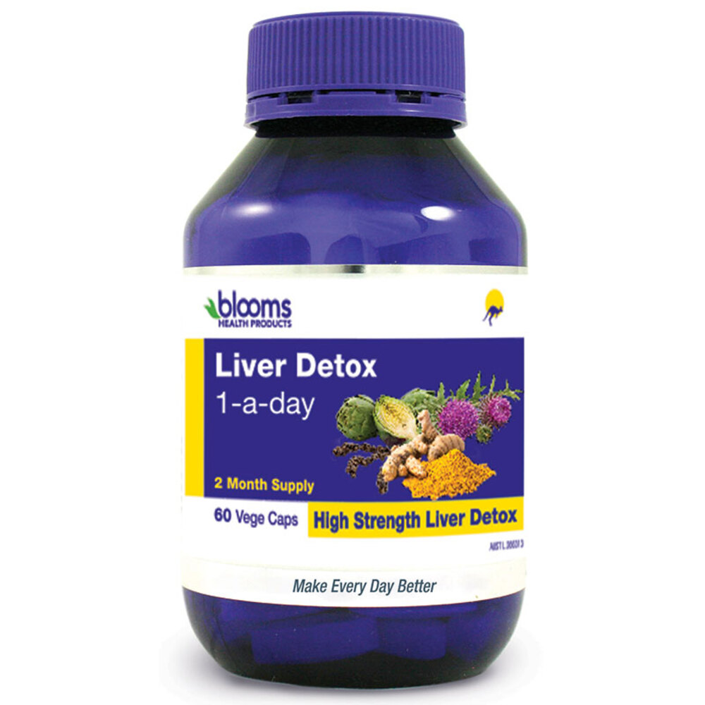 블룸스 리버 디톡스 1-a-day 60정 Blooms Liver Detox 1-a-day 60 Capsules