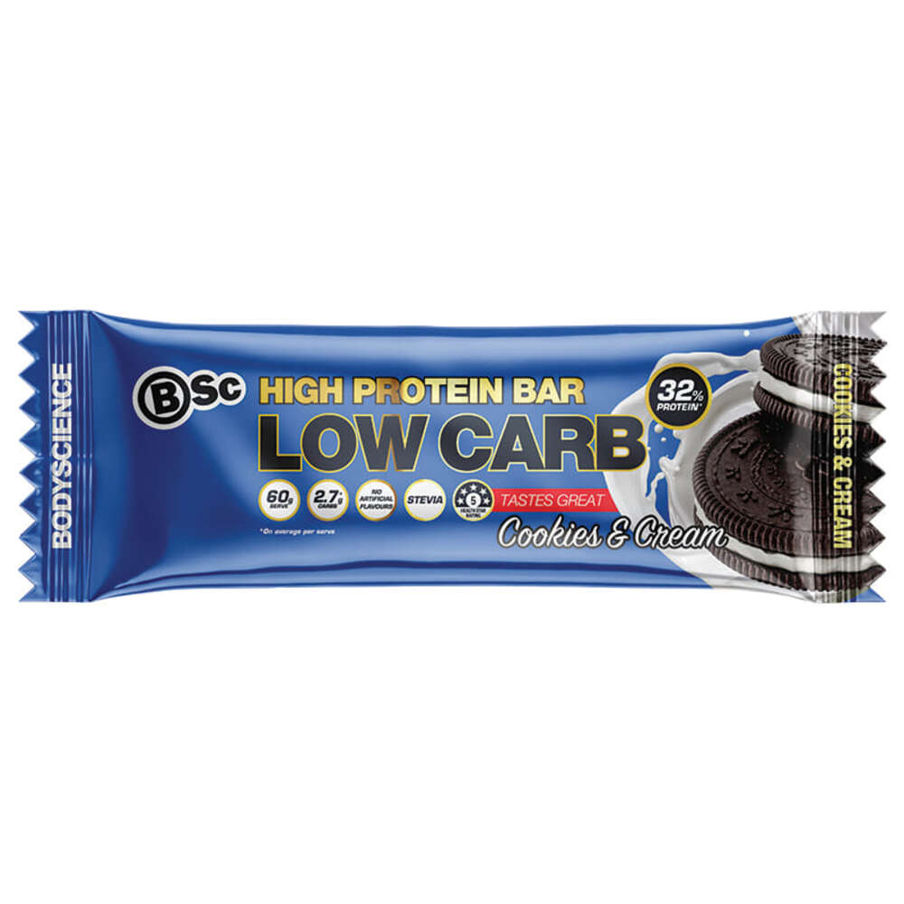 BSC 하이 프로틴 바 쿠키 앤 크림 60g BSc High Protein Bar Cookies and Cream 60g