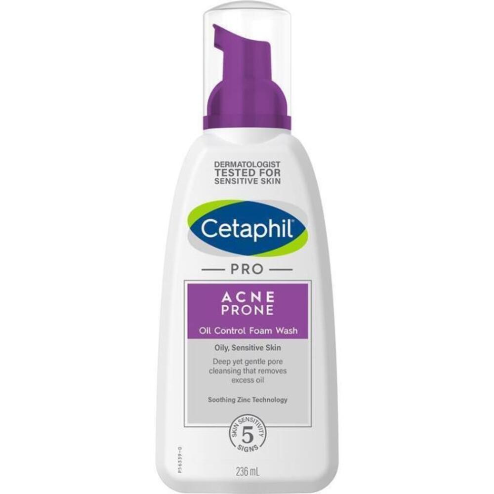 Cetaphil Pro Acne Prone Oil Control Foam Wash 236ml