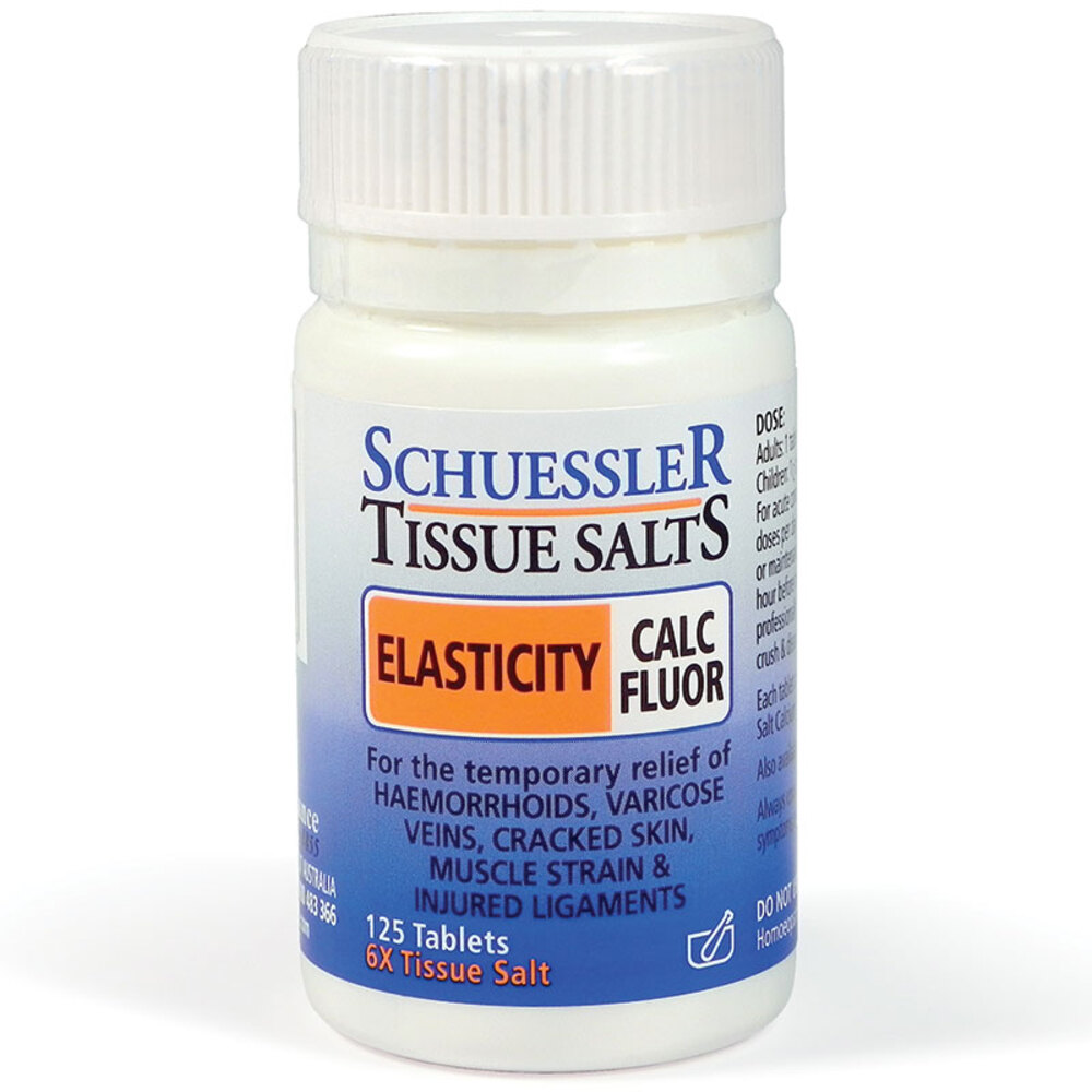 마틴앤플레젠스 티슈 솔트 Calc 플루오 엘라스티시티 125타블렛 Martin and Pleasance Tissue Salts Calc Fluor Elasticity 125 Tablets