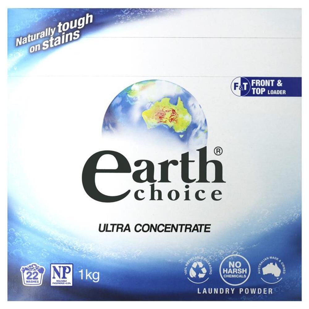 어스 초이스 론드리 파우더 듀얼 포맷kg, Earth Choice Laundry Powder Dual Format 1 kg