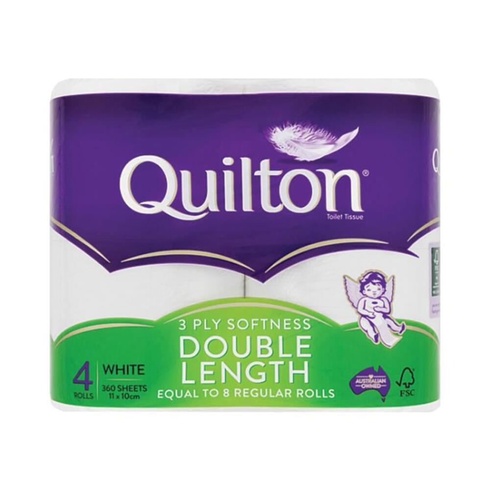 Quilton Toilet Tissue Double Length 4 Pack