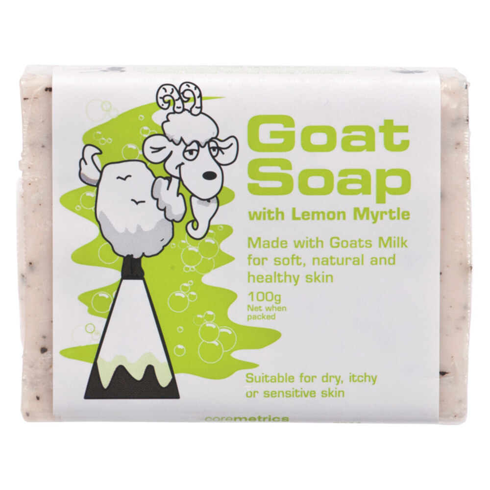 고트 비누 윗 레몬 머틀 100g, Goat Soap with Lemon Myrtle 100g