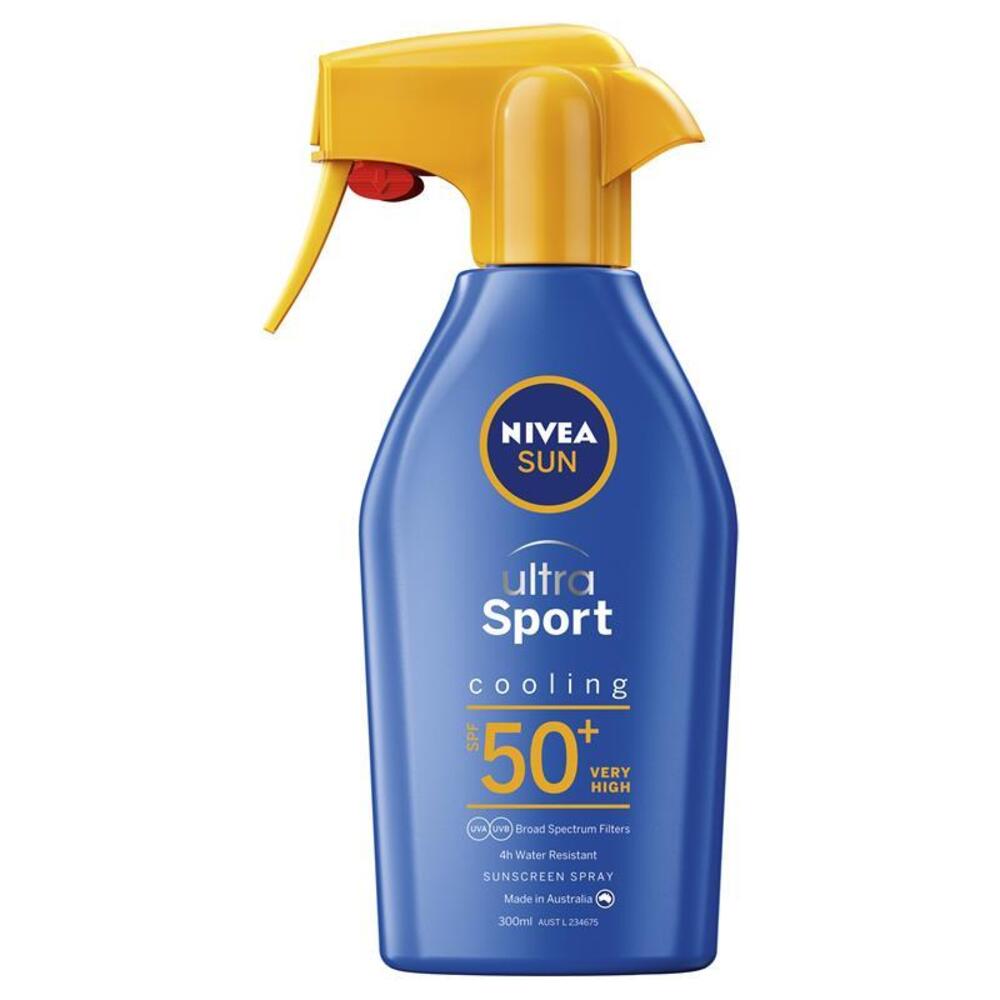 니베아 썬 SPF 50+ 울트라 스포츠 트리거 스프레이 300ml, Nivea Sun SPF 50+ Ultra Sport Trigger Spray 300ml