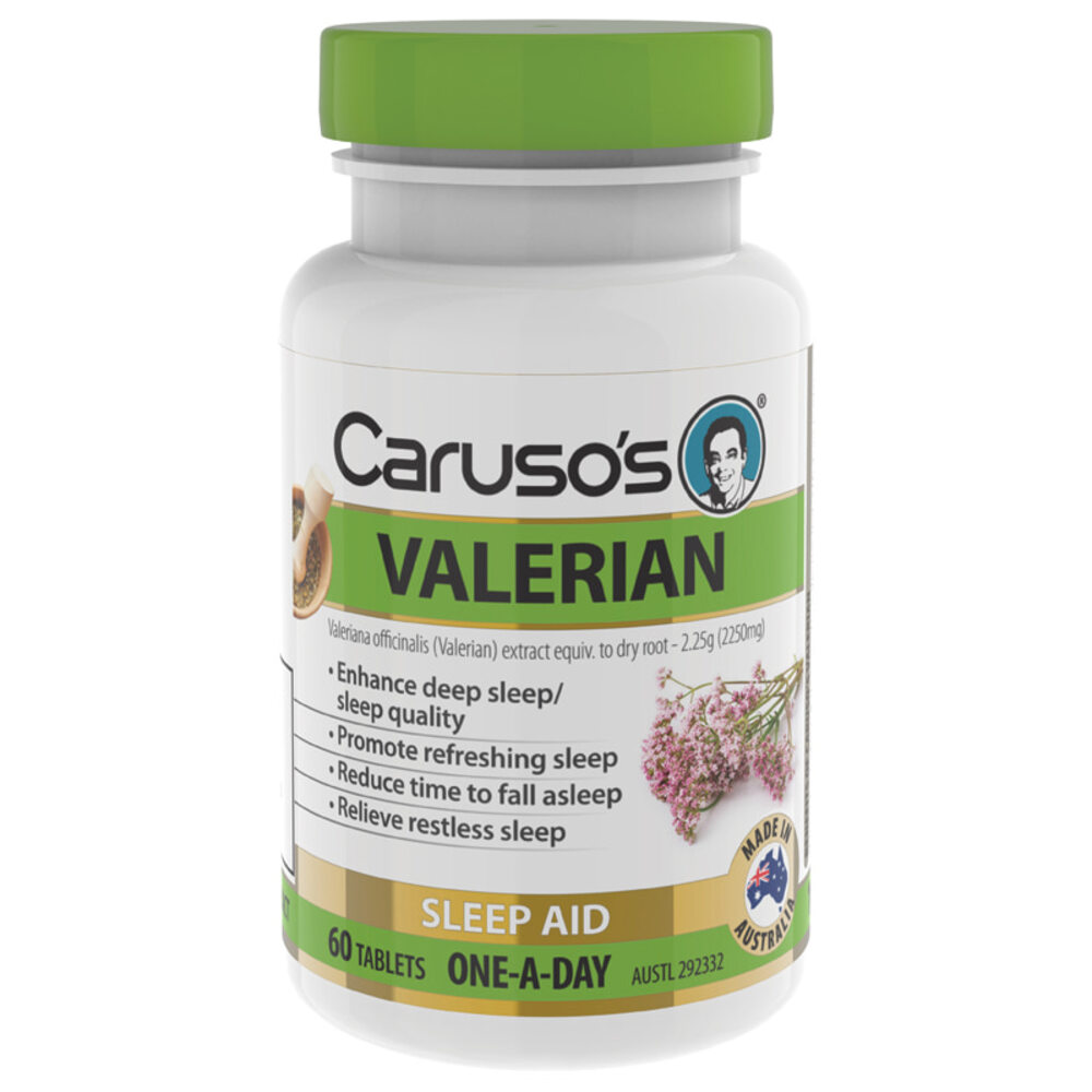 카루소스 내츄럴 헬스 원 어 데이 발레리언 60타블렛 Carusos Natural Health One a Day Valerian 60 Tablets