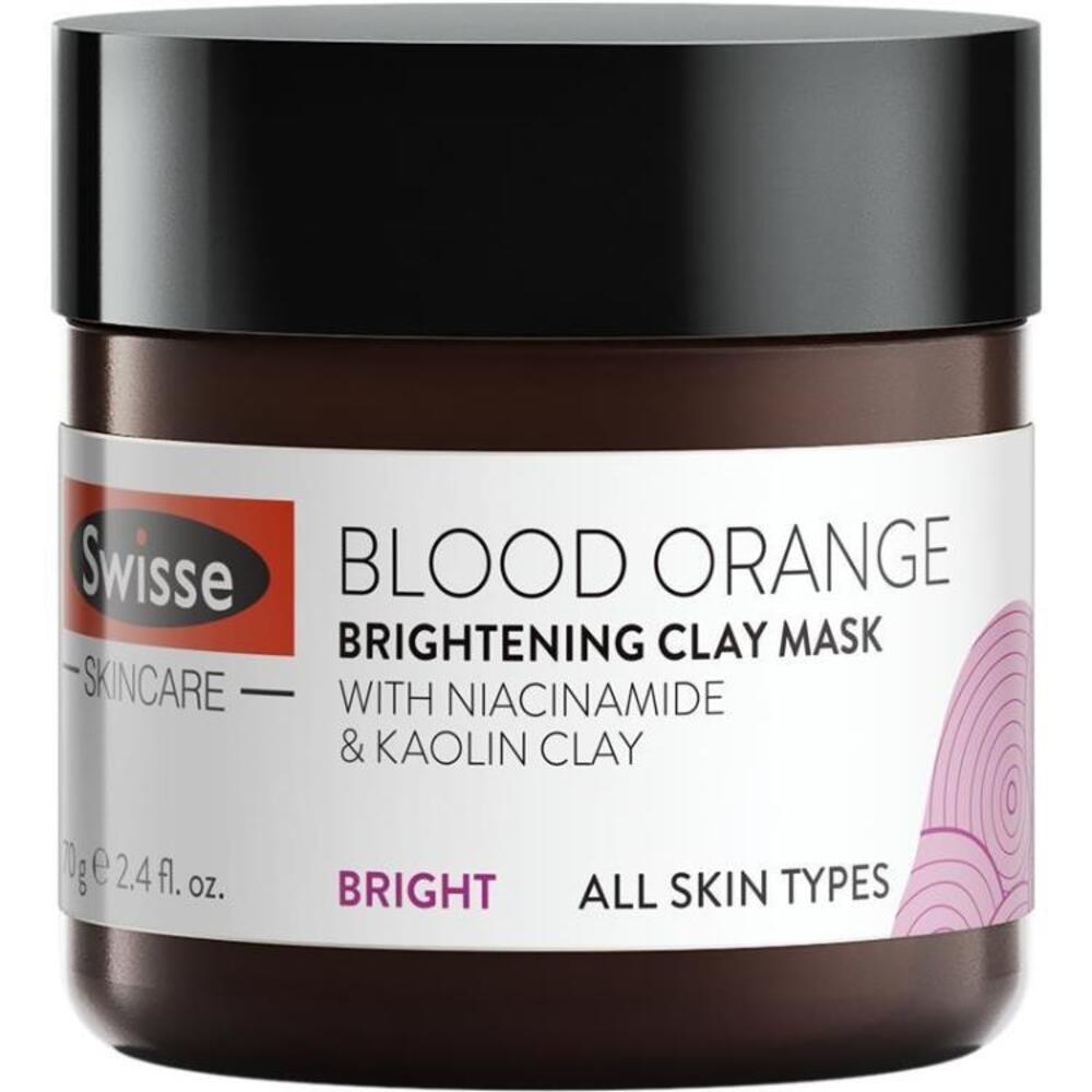 Swisse Skincare Blood Orange Brightening Clay Mask 70g