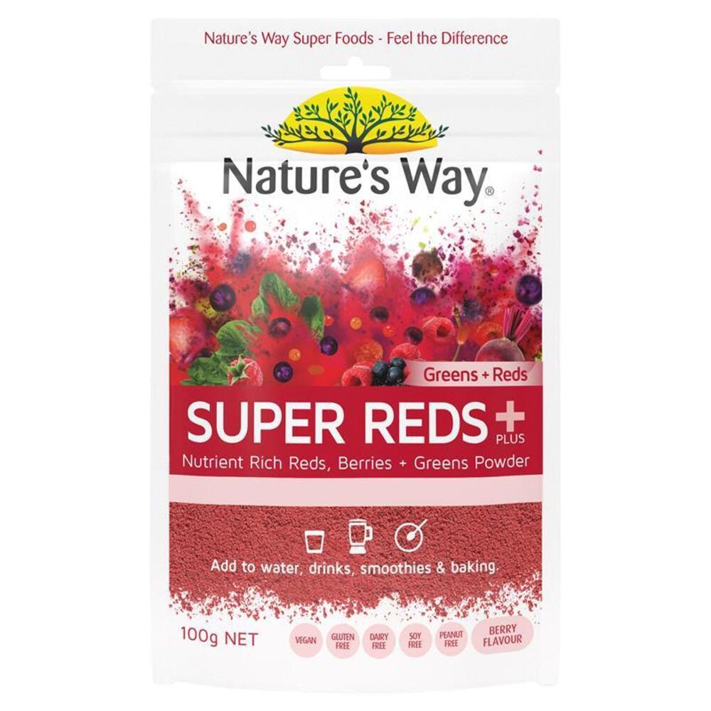 네이쳐스웨이 슈퍼푸드 그린 플러스 와일드 레드 100g Natures Way SuperFoods Greens Plus Wild Reds 100g