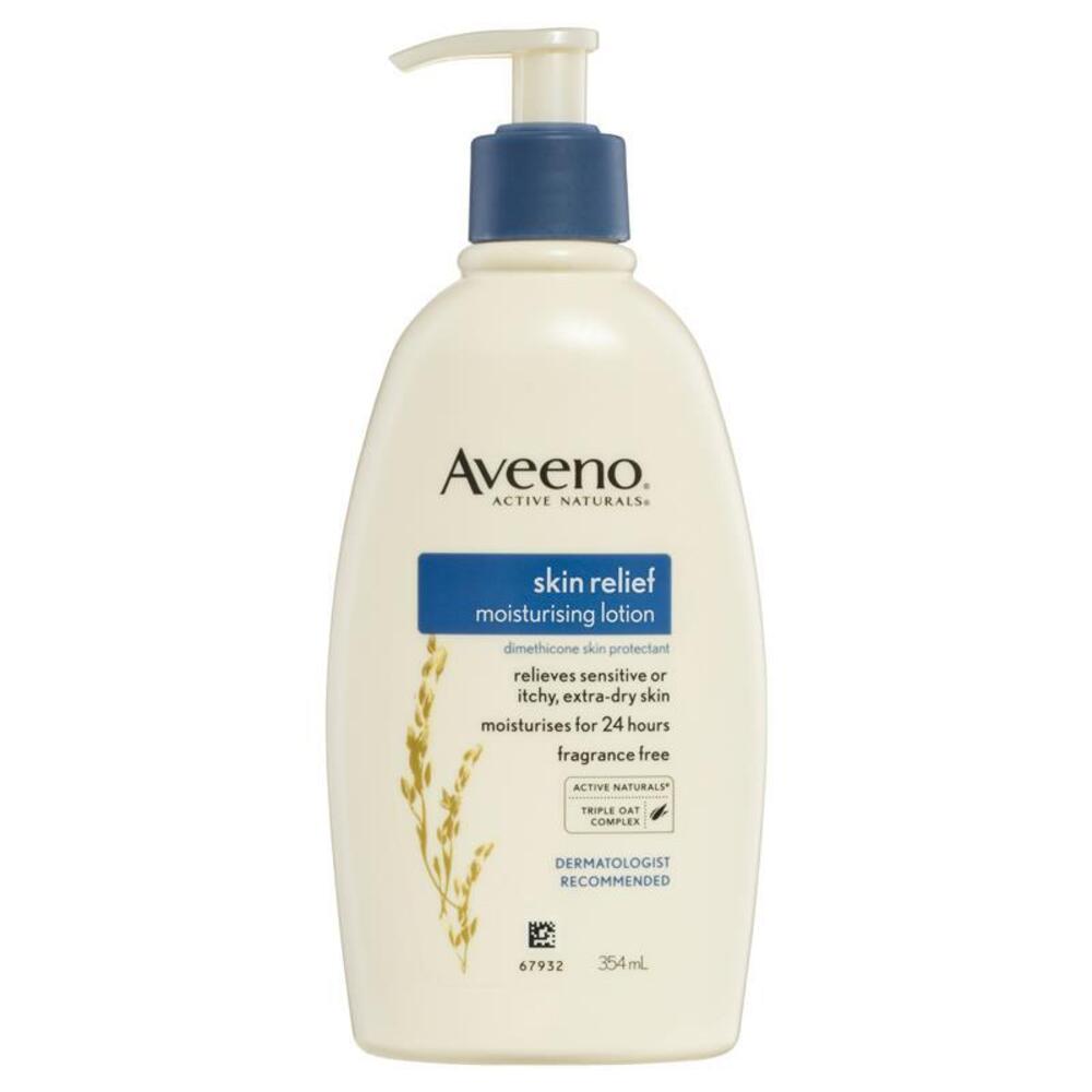 아비노 액티브 내츄럴 스킨 릴리프 모이스쳐라이징 로션 프레이그런스 프리 354mL, Aveeno Active Naturals Skin Relief Moisturising Lotion Fragrance Free 354mL
