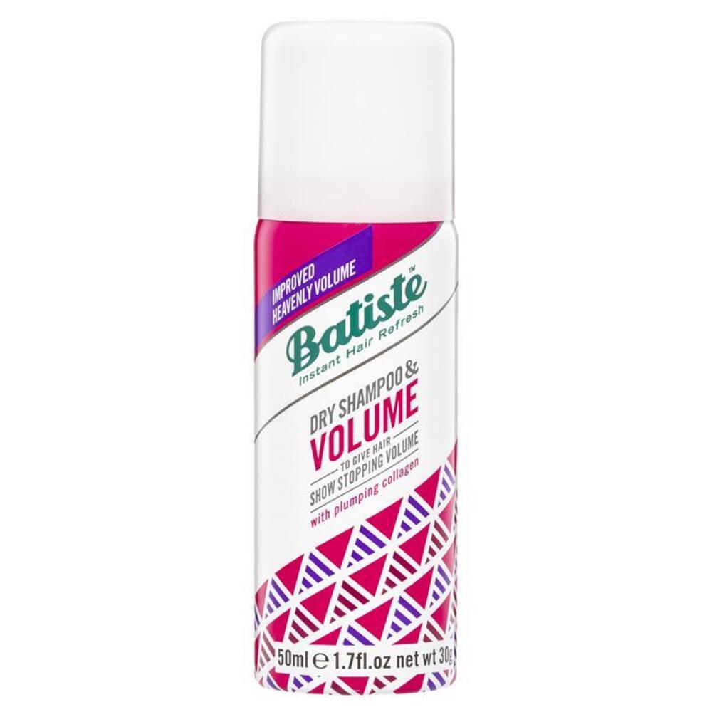 바티스테 헤어 베네핏 볼륨 드라이 샴푸 50ml, Batiste Hair Benefits Volume Dry Shampoo 50ml