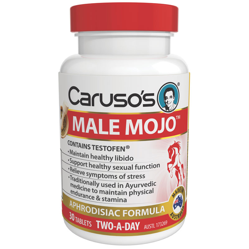카루소스 내츄럴 헬스 메일 모조 30 타블렛, Carusos Natural Health Male Mojo 30 Tablets