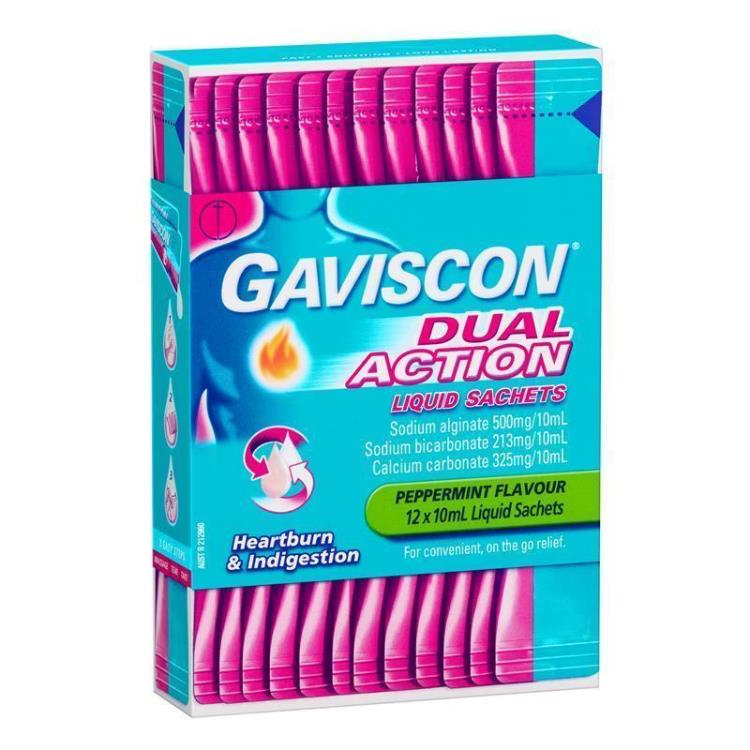 Gaviscon Heartburn and Indigestion Relief Liquid Sachets 10ml