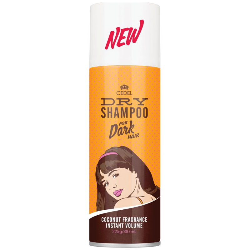세델 드라이 샴푸 포 다크 헤어 387ml, Cedel Dry Shampoo For Dark Hair 387ml