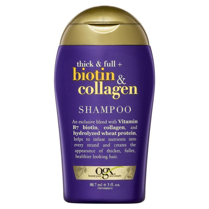 OGX 바이오틴 콜라겐 샴푸 88.7ml, OGX Biotin Collagen Shampoo 88.7ml