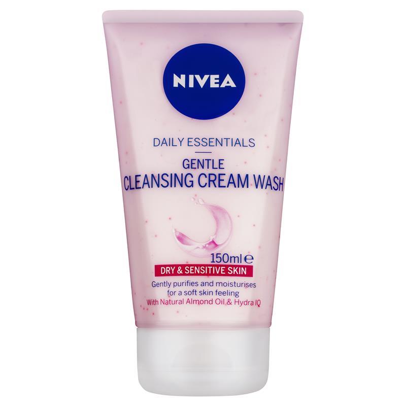 니베아 비지쥐 젠틀 클렌징 크림 워시 150ml, Nivea Visage Gentle Cleansing Cream Wash 150ml