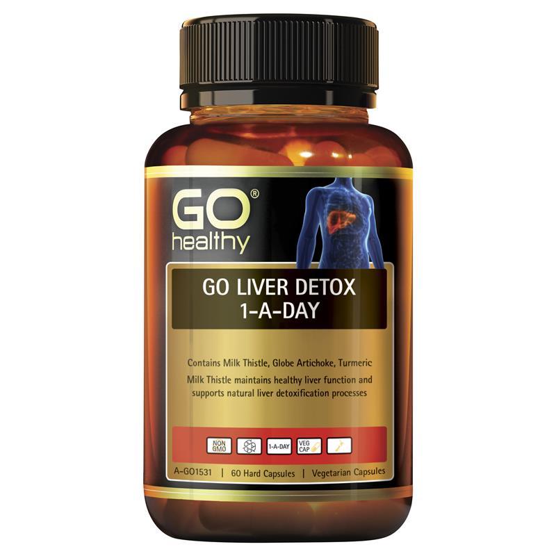 고헬씨 리버 디톡스 1-a-day 60정 GO Healthy Liver Detox 1 A Day 60 Capsules